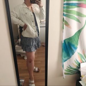 white corduroy oversized jean jacket